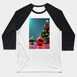 Christmas Baubles 4 Baseball T-Shirt